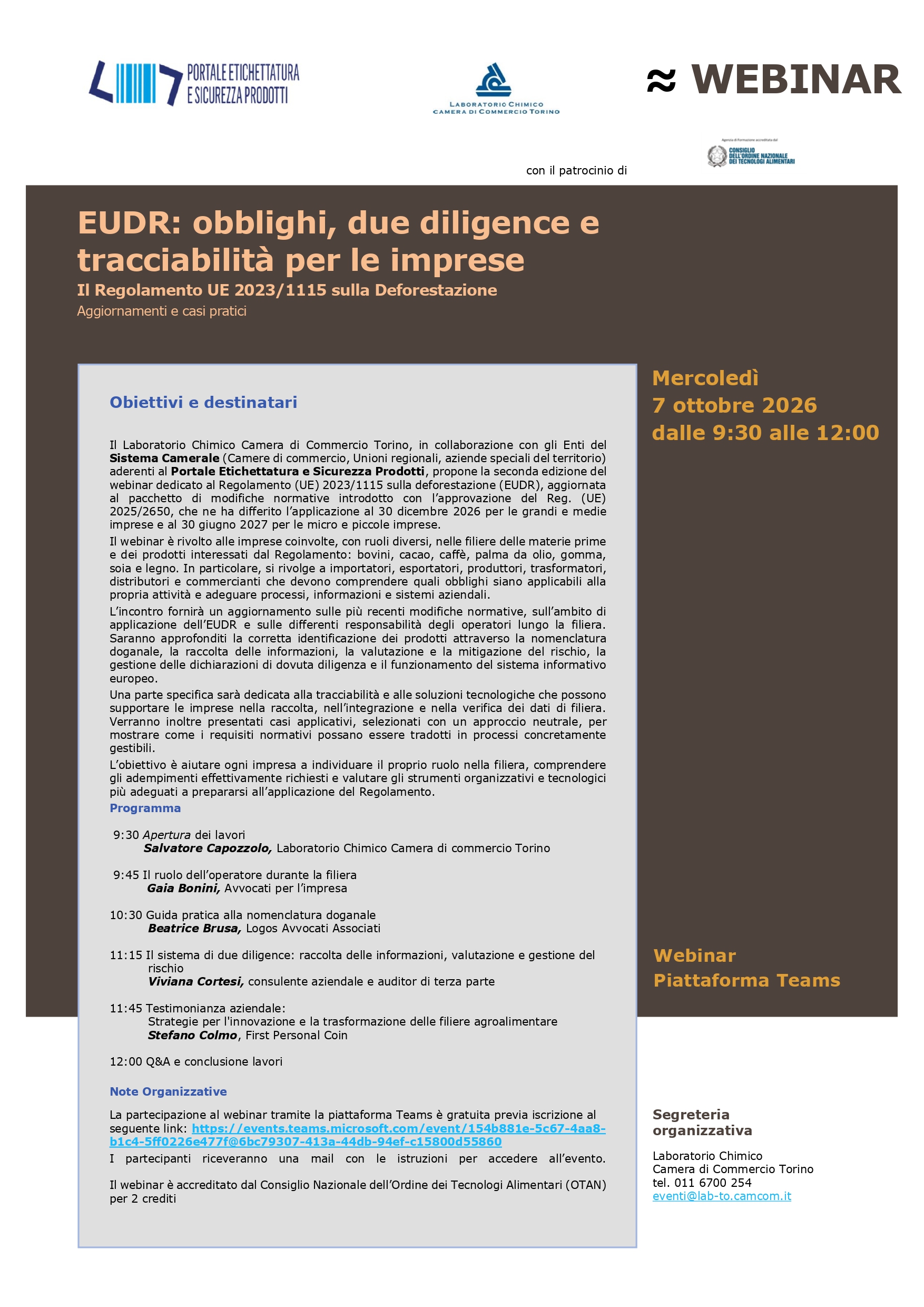 Focus nazionale. EUDR: obblighi, due diligence e tracciabilità per le imprese